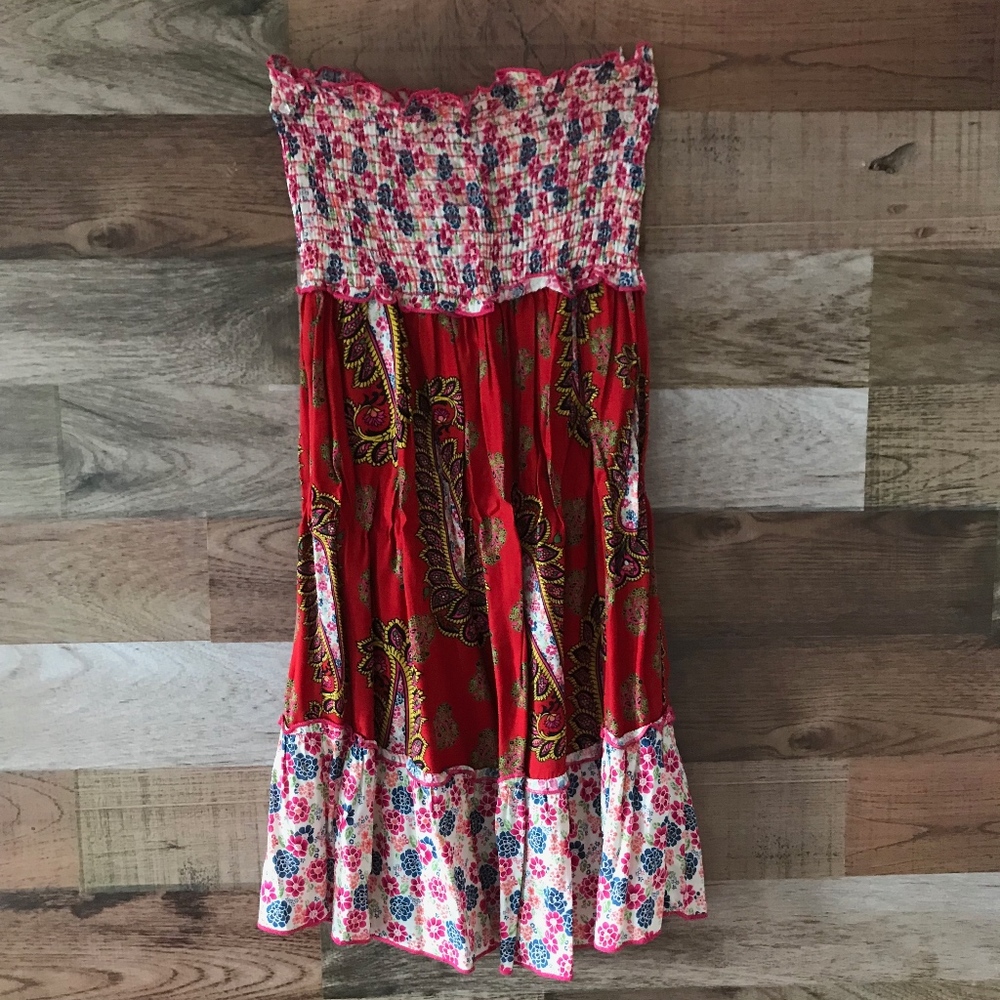 Strapless Summer Dress